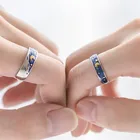 Оригинальные открытые Модные кольца с изображением Ван Гога звездного неба для влюбленных, романтические мужские и женские кольца для пар, подарок