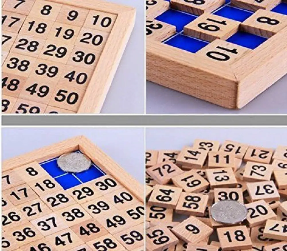 

Wooden Toys Montessori Educational Toys 1-100 Consecutive Numbers Wooden Educational Game for Kids Learning Toys
