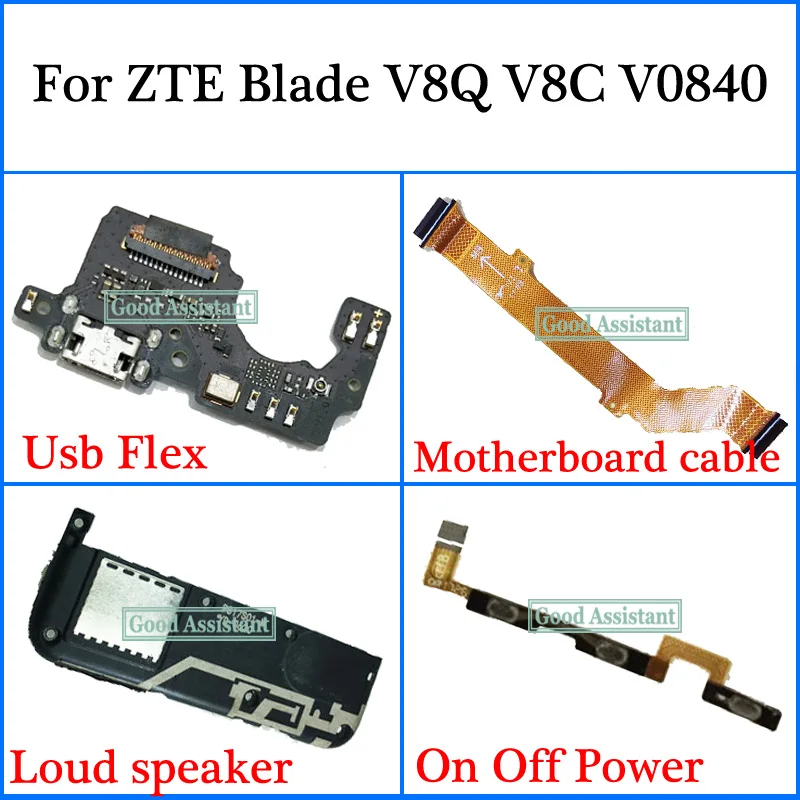 Для ZTE лезвие V8Q V8C V0840 BV0840 Usb гибкий кабель материнской платы отпечатков пальцев Flex
