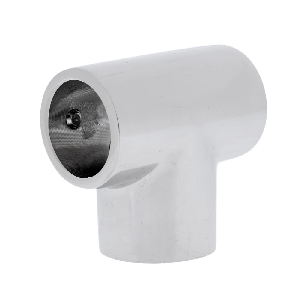 

25mm 90 Tee Durable 316 Stainless Steel Boat Handrail Fitting Connector