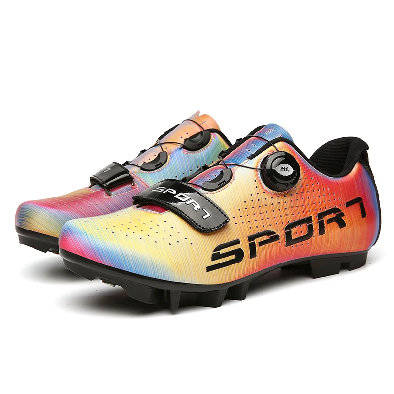 

Cycling Sneakers Couple Self-locking MTB Shoes sapatilha ciclismo mtb Men Electrical Bicycle SPD Cleats Outdoor Cycling shoes