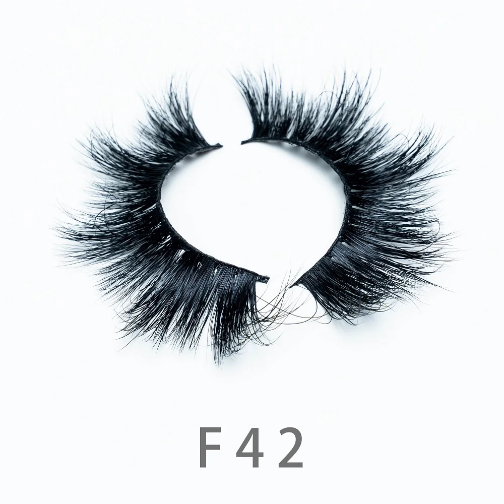 

14-18mm F42 Mink False Eyelashes Classic Collection Upper Strip Lashes Natural Light Weight Mink Lashes Thick Eyelashes Tools