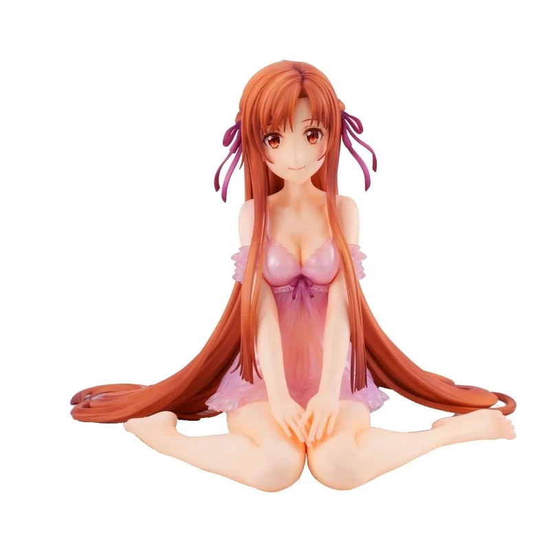 

Предварительная продажа аниме меч искусство онлайн Asuna Yuuki пижамы Аниме фигурки милые Мультяшные модели ручной работы декоративные куклы и...