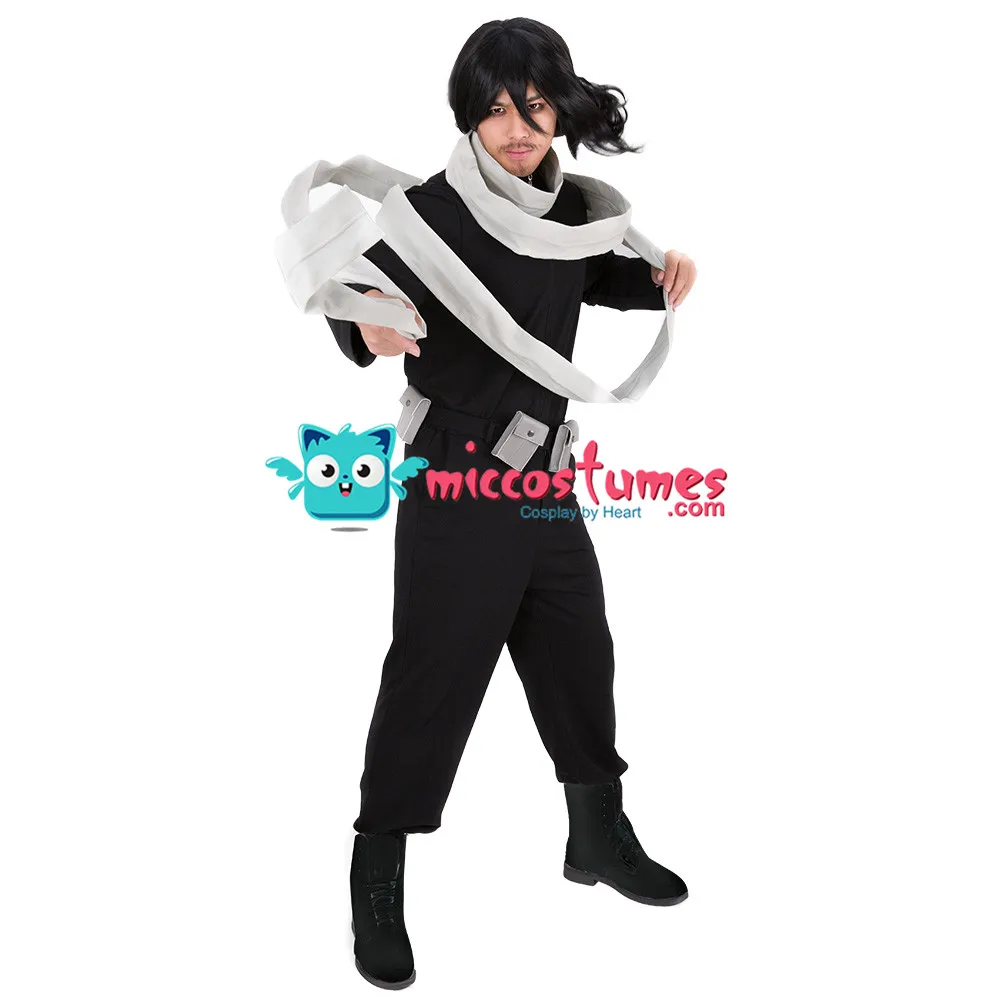 Aizawa Косплей мой герой Academia Shota ластик головы Костюм с шарфом | Тематическая одежда