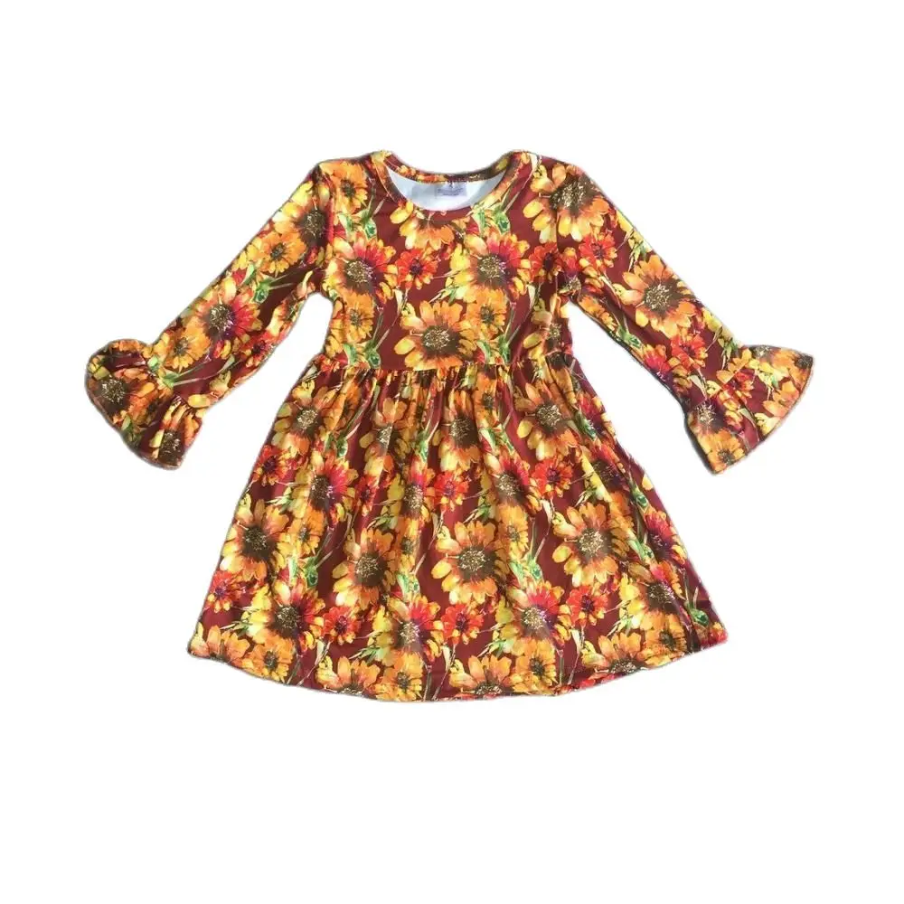 Детское шелковое платье с единорогом для девочек | Детская одежда и обувь