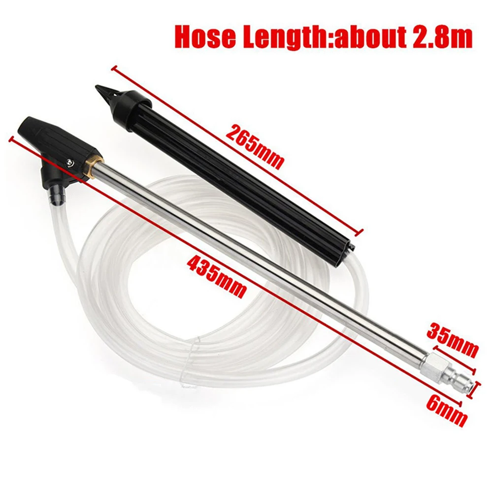 

High Pressure Washer Sand Wet Blasting Blaster Hose Nozzle For Karcher K Series/1/4 push-in connector