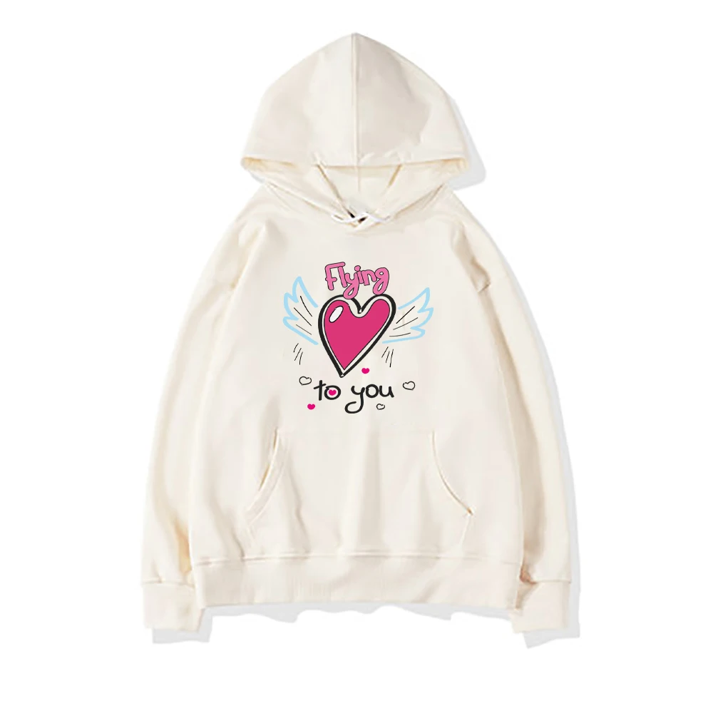 

Flying Fo You Printing Woman Sweatshirts Fashion Brand Slim Hip Hop Hoodies Fleece Crewneck Clothe Autumn Harajuku Female Hoodie