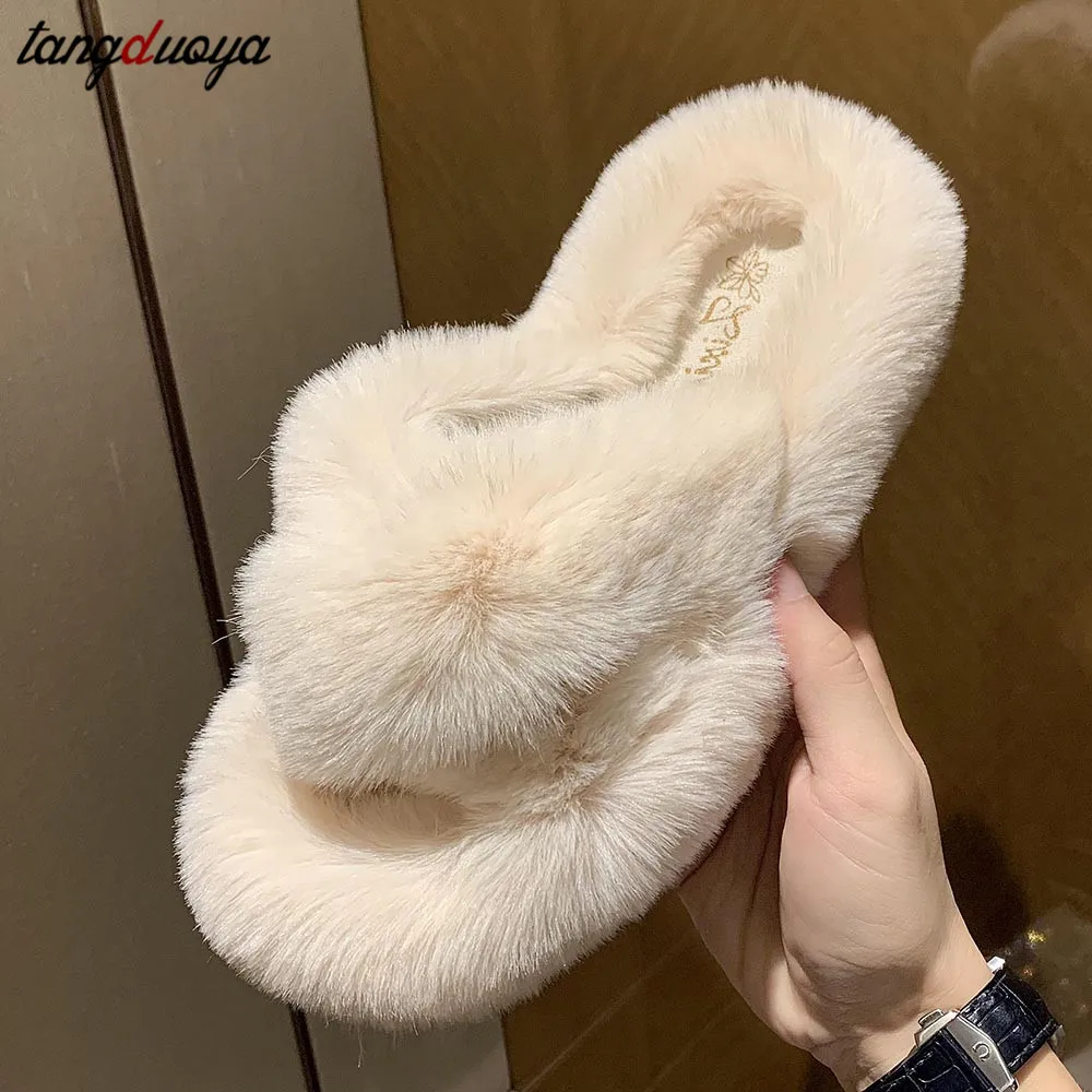 Тапочки женские домашние зимние домашняя обувь плоская подошва