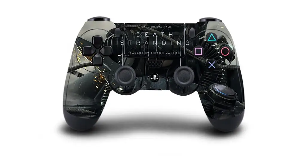 Белый Наклейка на защитную крышку для PS4 контроллера для Playstation 4 Pro Slim Decal Skins sticker s - Цвет: Белый