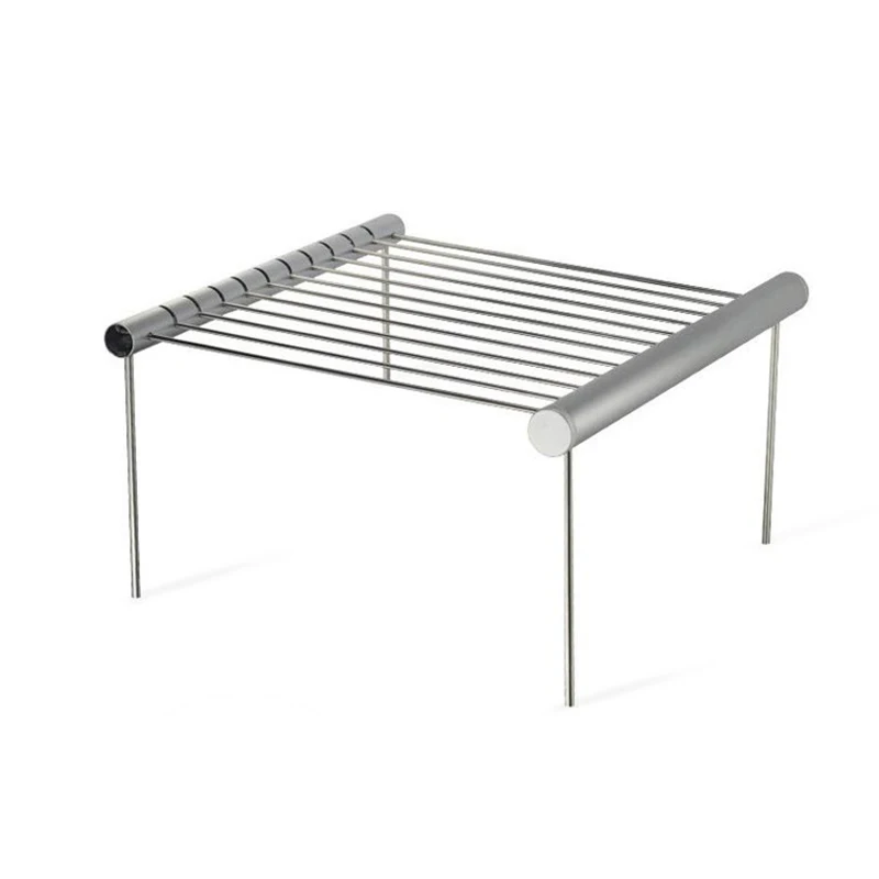 Складной мини-гриль для кемпинга из нержавеющей стали | Спорт и развлечения