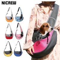 sl pet puppy carrier outdoor travel dog shoulder bag breathable mesh oxford single comfort sling handbag tote pouch backpack