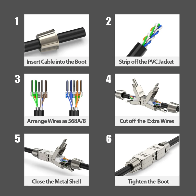 de conexão do adaptador de junção rj45