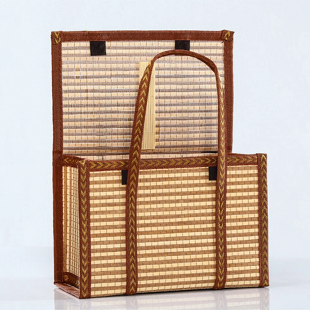 Женская сумка плетеная бамбуковая корзина для упаковки фруктов Подарочная