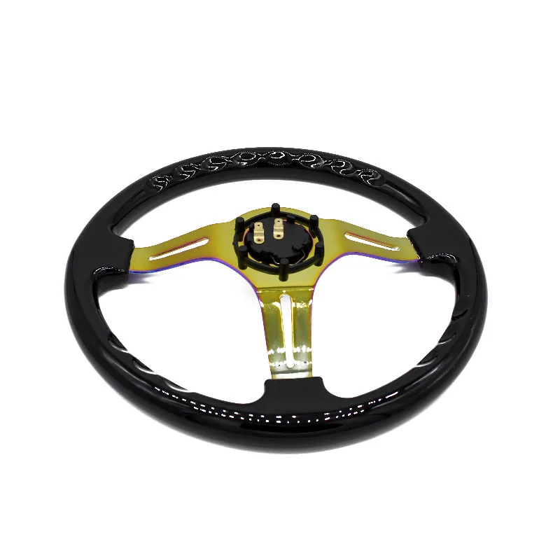 6 болтов 14 дюймов классическое Автомобильное рулевое колесо из АБС пластика