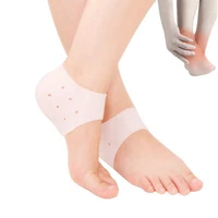 2 pieces of heel fasciitis silicone protector gel ankle support breathable soothing foot care heel moisturizing and moisturizing