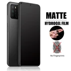 Пленка Гидрогелевая матовая для Xiaomi Redmi Note 111098 Pro109T, ТПУ протектор экрана Poco X3 M3 F3 Pro Mi 10T 11 Note 10 Lite, 2 шт.