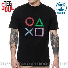 Новая Винтажная футболка с логотипом PS для Xbox игры playstation уличная