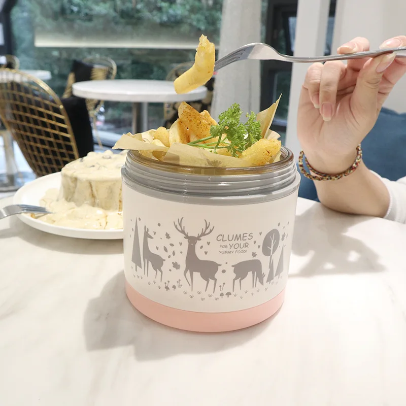 Круглый стеклянный Ланч бокс 2 цвета Портативный с ручкой фотоизоляционный