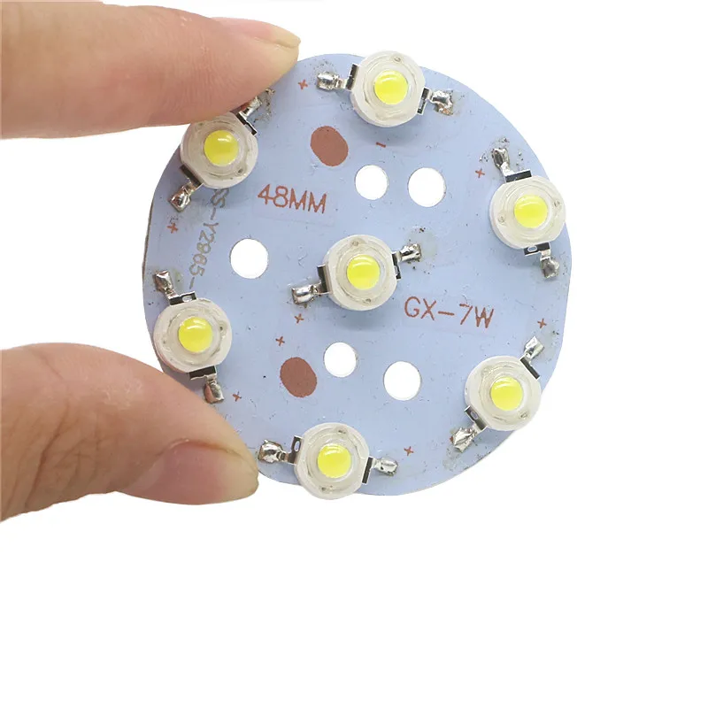 1 шт./лот светодиодный чип с печатной платой 3 Вт 5 высокая мощность белый теплый