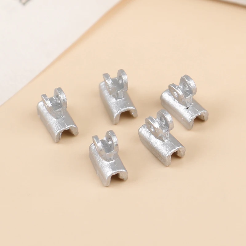 

5pcs 1:12 Dollhouse Miniature Mini Stationery Folder Clip Metal Clips Model Accessories Toys