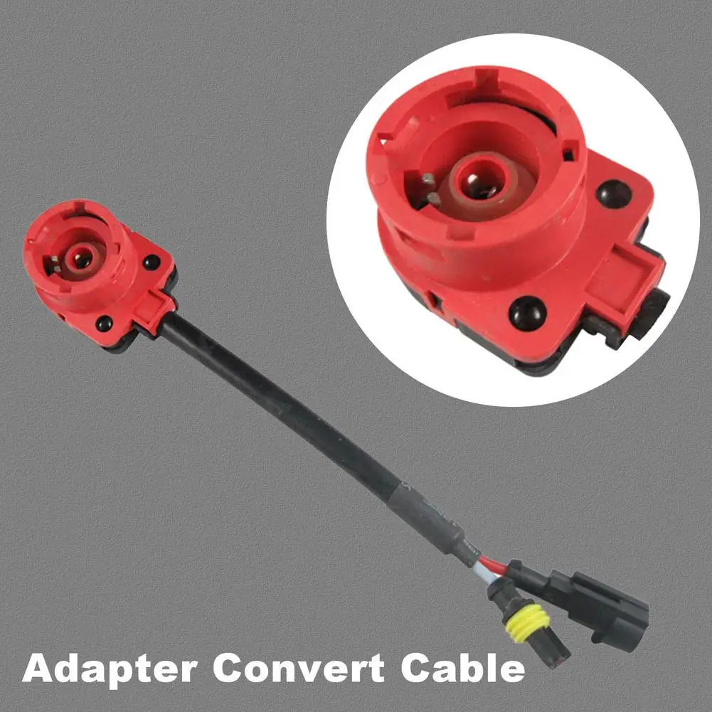 

22cm Adapter Cable HID Bulb Converter Cable Windproof Adapter Wire Heat Resistant For All 35W-55W D2S/D2R/ D2C HID Bulbs