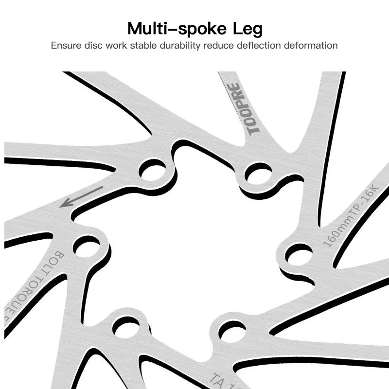 

1Pcs Bicycle Disc Brake Rotor Stainless Steel Centerline 160/180/203mm Stainless Steel MTB Brake Disc Rotors With Screws