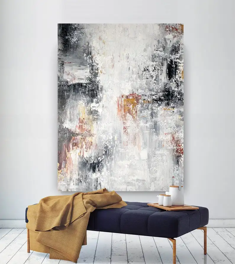 

Original Abstract Canvas Art Large Abstract Canvas Art Oil Abstract Canvas Painting Original Xl Abstract Painting
