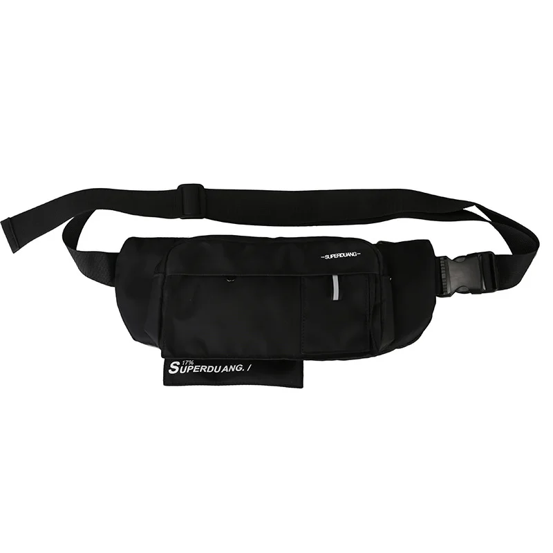 

Hot Fashion Men Waist Bag Multifunctional Leisure Nylon Chest Bags Travel Reflective Belt Wallet Mobile Phone Pocket Hip Bags