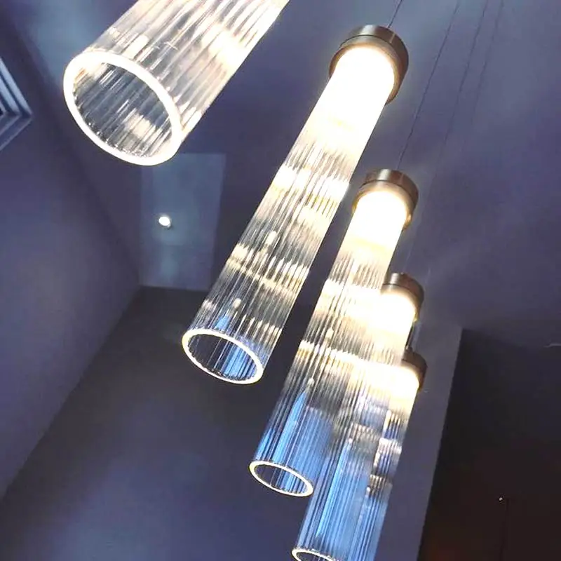 Подвесной светильник в скандинавском стиле стеклянный дизайнерский подвесной