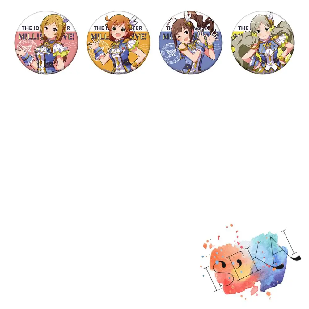 IDOLM @ STER аниме Idolmaster миллионов живых! Флуоресцентный бабочка Ver. Металлический