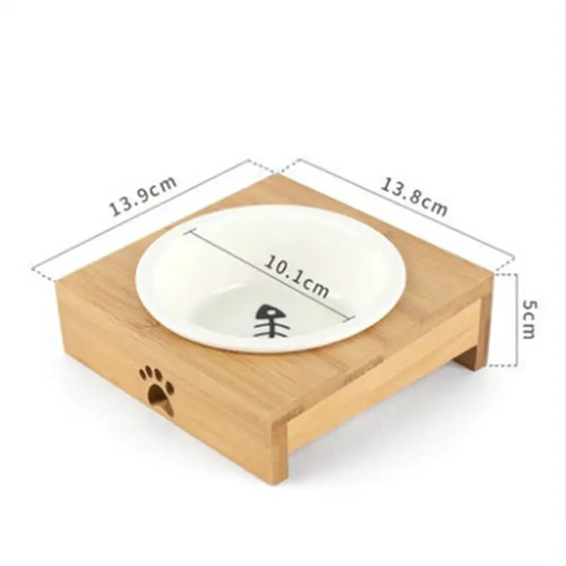 Новая популярная керамическая миска для кормления и воды из нержавеющей стали с