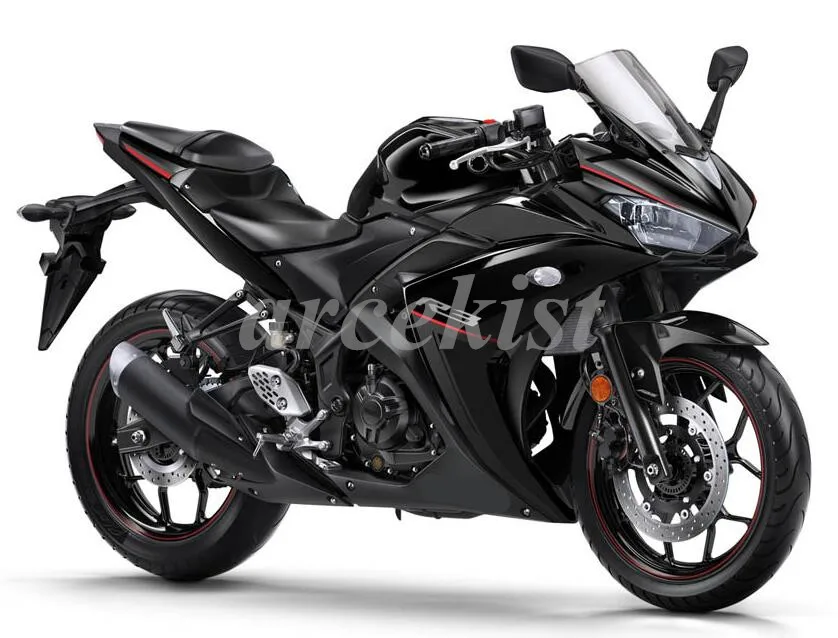 

Новый комплект обтекателей для мотоцикла ABS для YAMAHA YZF-R3 14 15 16 YZF R3 R25 2014 2015 2016 2017 Обтекатели черного цвета на заказ