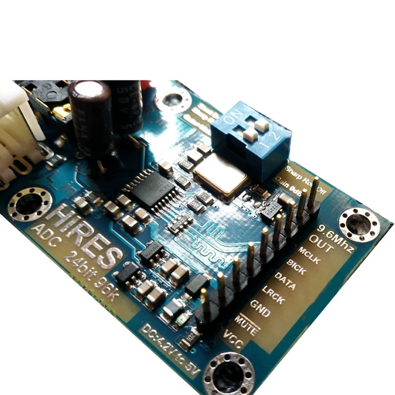 

Hires Level Lossless I2S ADC o I2S Capture Card Module Master Mode Development Board