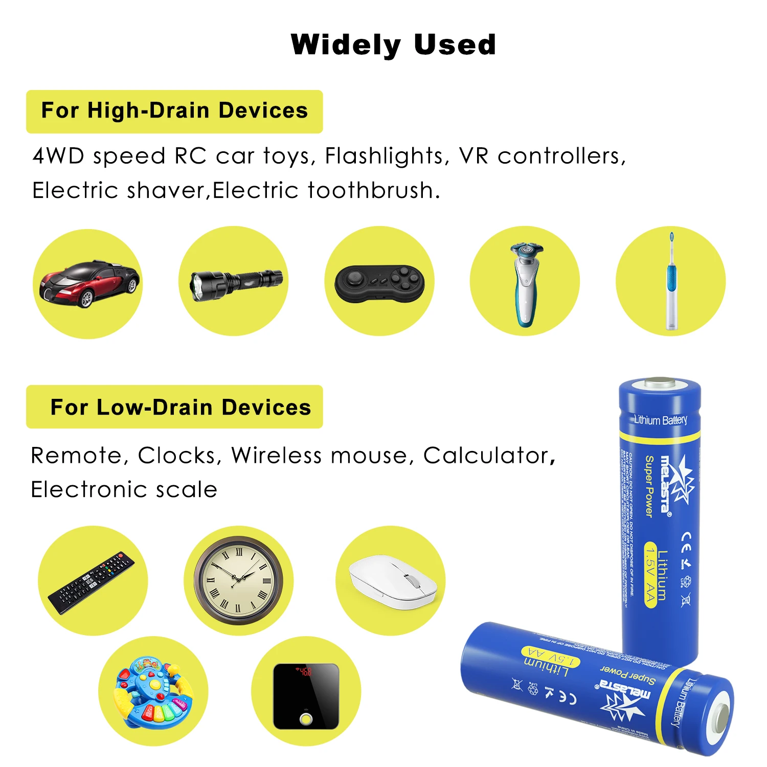 Melasta 24 шт. AA 1 5 в 2900 мАч lifes2 FR6 FR14505 литиевая сухая батарея для игрушек MP3