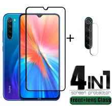 4-in-1 For Redmi Note 8 Glass For Xiaomi Redmi Note 8 2021 Tempered Glass HD Screen Protector For Redmi Note 8 9 S 10 Pro Glass