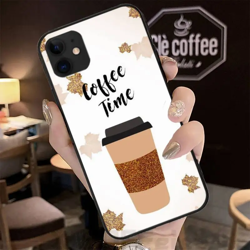 

Coffee Wine Cup Book Fundas Coque Etui For IPhone 11 Pro Max Case XR XS 12 7 8 Plus SE 2020 Cover Accessories