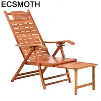 furniture chaise relax abatible bamboo cama plegable folding bed sillon reclinable sillones moderno para sala lounge chair