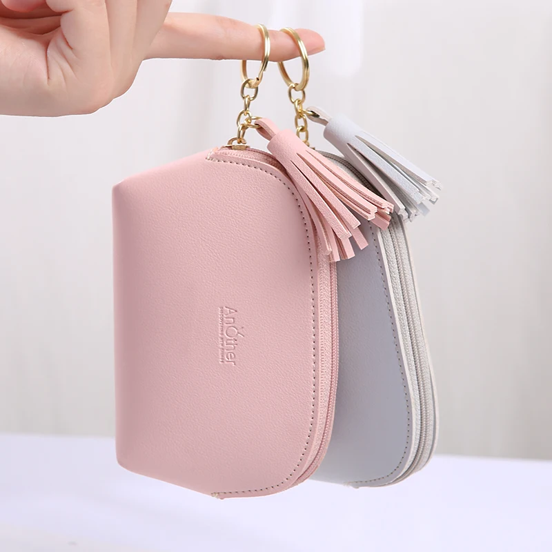 

Новинка 2017, брендовый уникальный кошелек с цветами, свежий изящный милый женский мини-кошелек с цепочкой для ключей для девочек-подростков