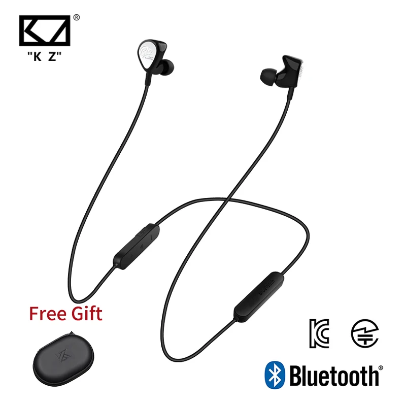 

KZ BTE Wireless Earphones Sport Headphones waterproof HIFI Bass Earbuds Bluetooth-compatible In Ear Monitor APTX Headset