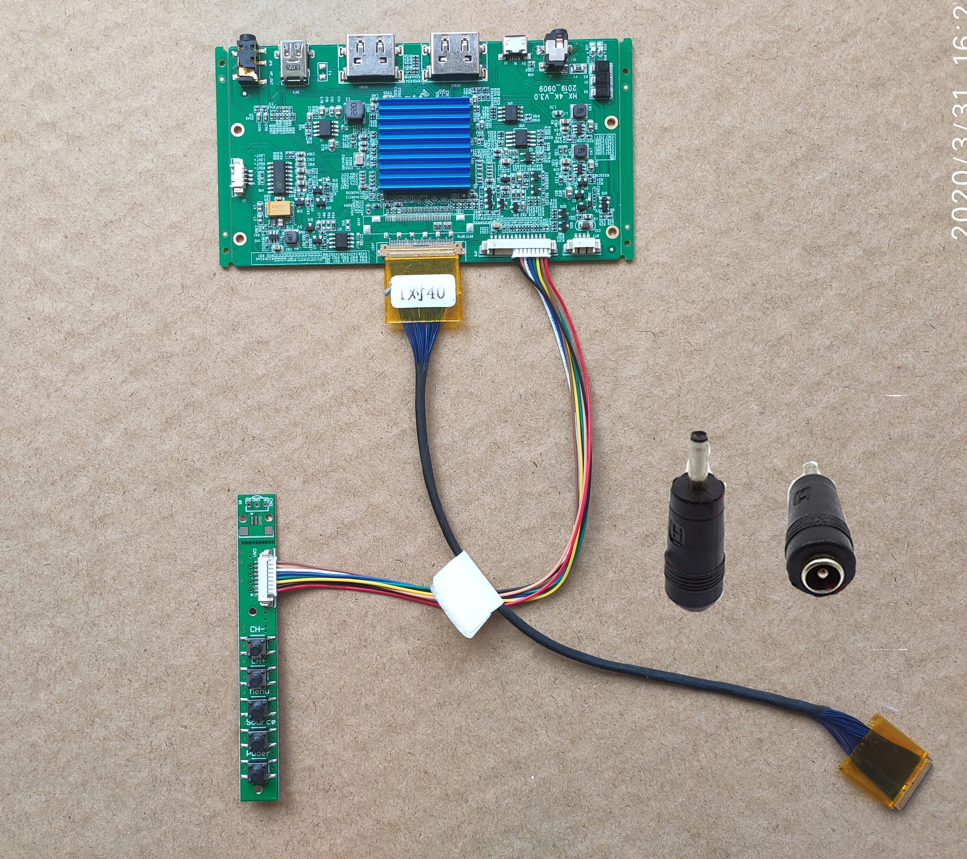 Плата драйвера 4K EDP HDMI MINI DP для Sharp LCD LQ125D1JW31 LQ156D1JW04 40pin 0 4 мм выделенная плата
