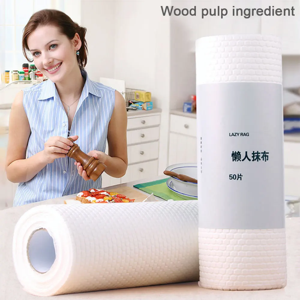 Одноразовое полотенце для мытья посуды Чистящая салфетка кухни бытовая техника