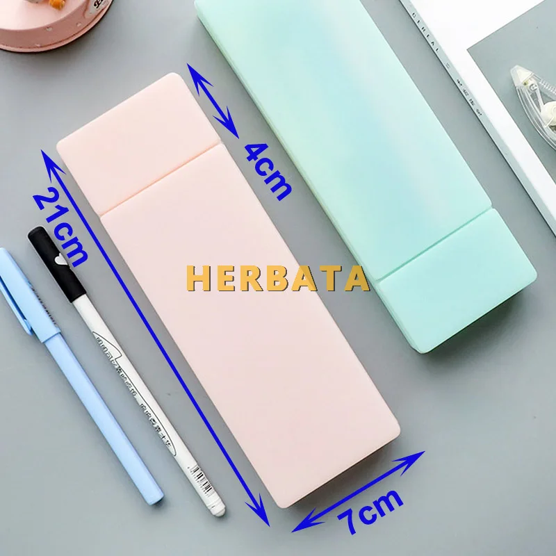 Милый прозрачный полипропиленовый пластиковый чехол карандаш Kawaii школьные