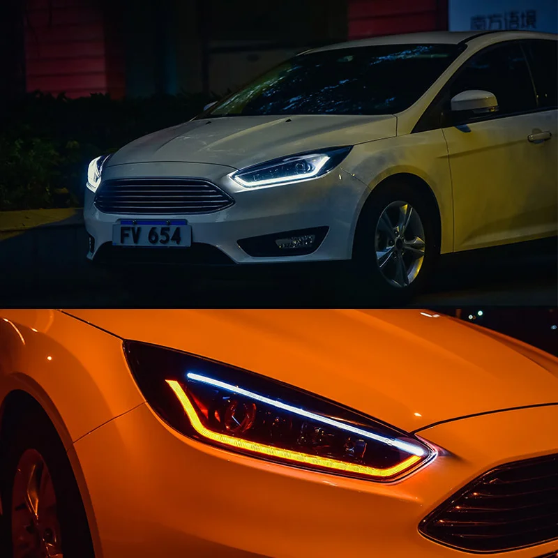 Головной светильник в сборе для Ford Focus 2015 2016 2017 2018 левый и правый с светодиодный DRL