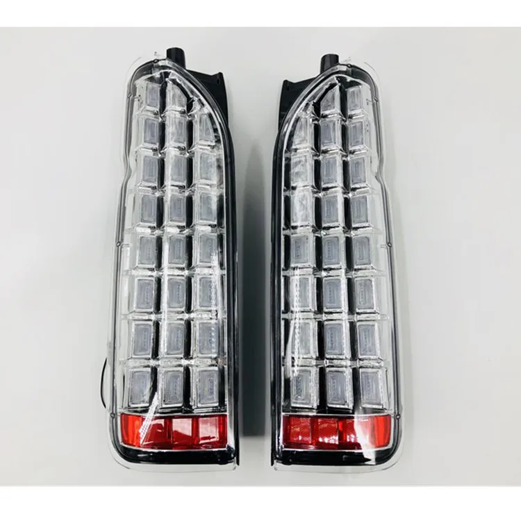 Новый светодиодный стиля 23 решетки задний фонарь для toyota HIACE автобус 2005 2017 три
