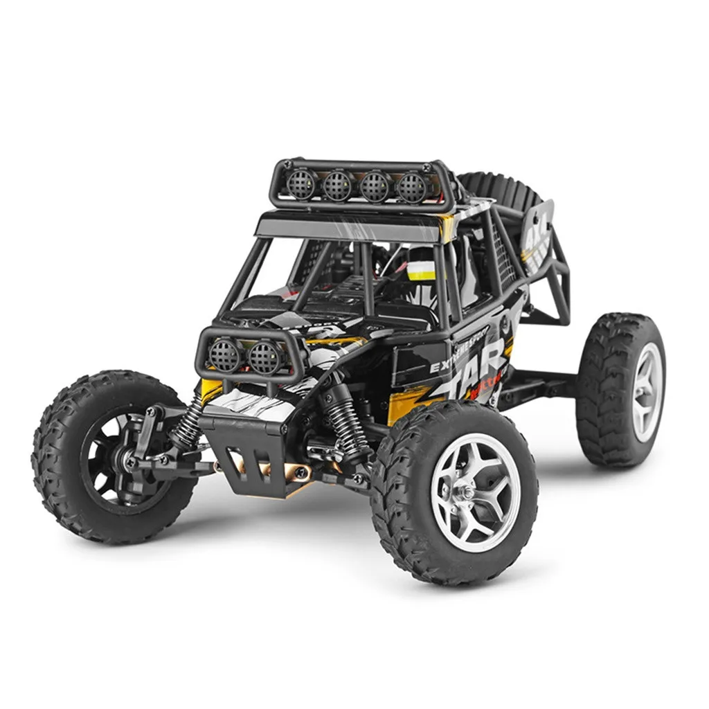 Wltoys 18428 Модернизированный 540 щеточный мотор высокая скорость 40 км/ч 1:18 4D 2,4G RC автомобиль