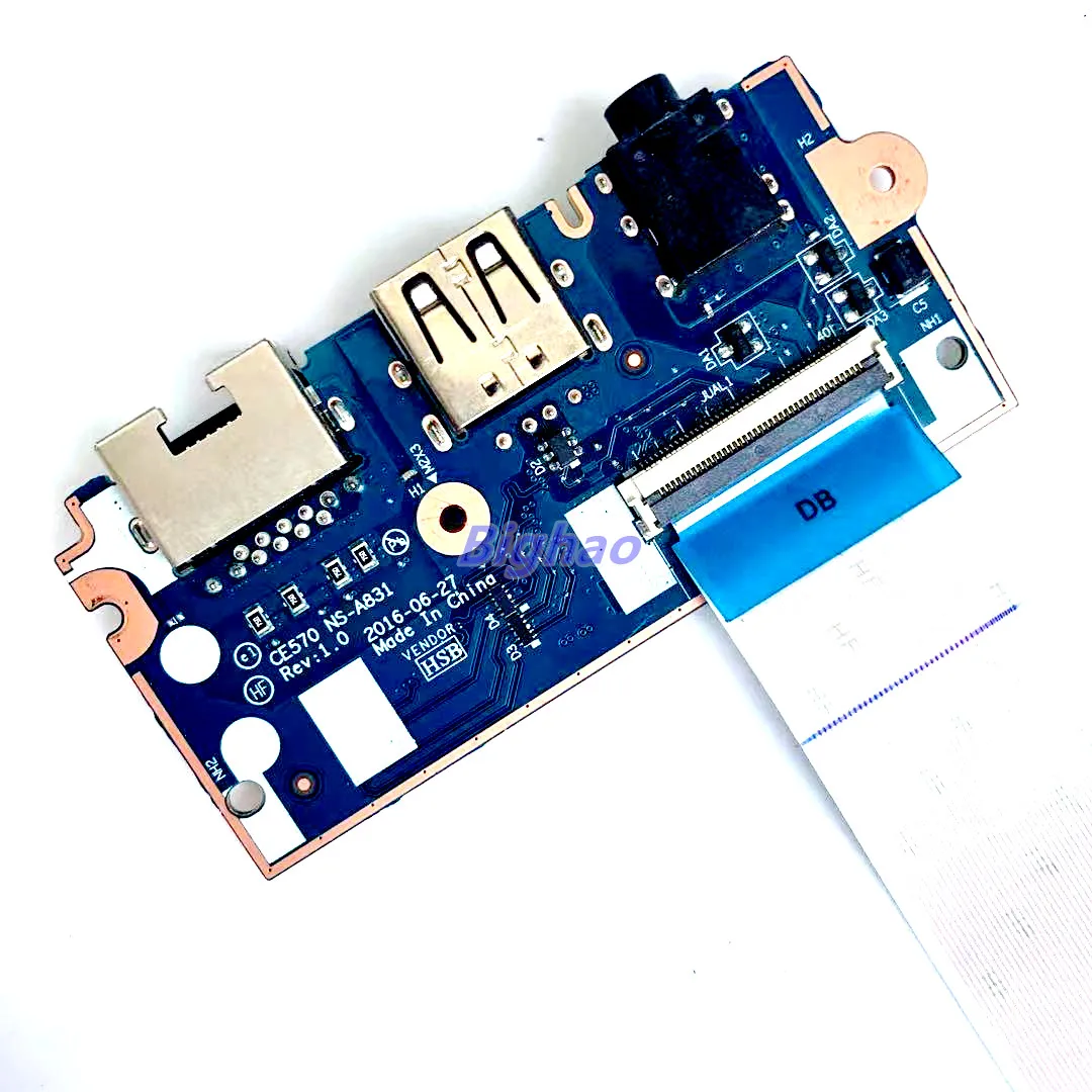 

Оригинальная USB аудио LAN плата с гибким кабелем CE570 NS-A831 test good