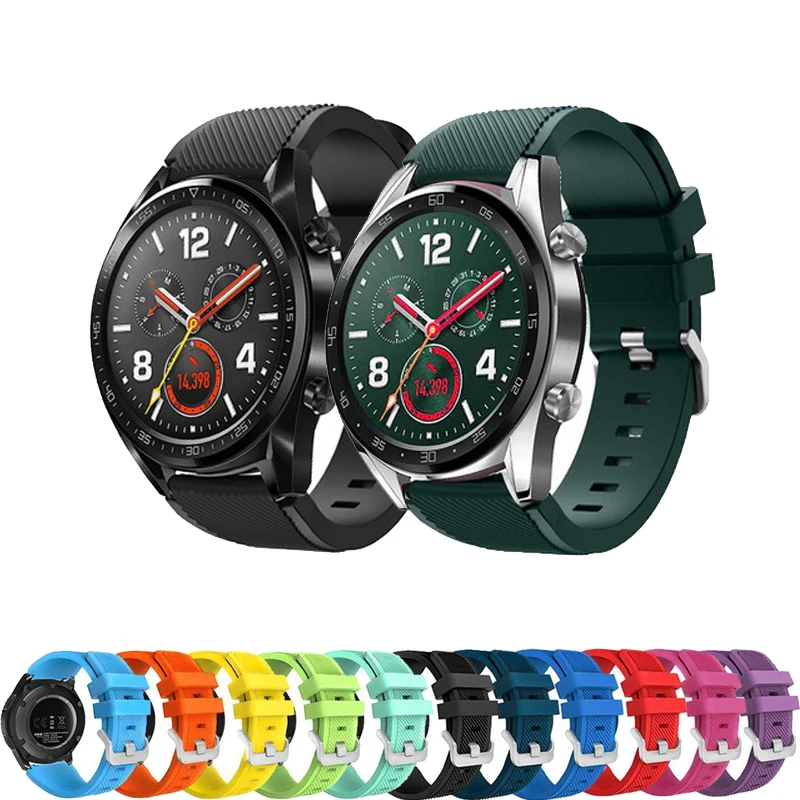 Ремешок силиконовый для Samsung galaxy watch 46 мм 42 gear S3 frontier/classic 22 мм/20 мм|Ремешки часов| |