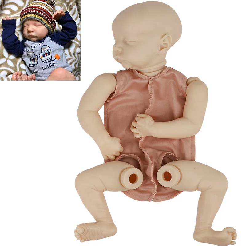 

Комплект куклы реборн 20 дюймов, виниловая Неокрашенная кукла, для рукоделия, подарок на день рождения, 50 см