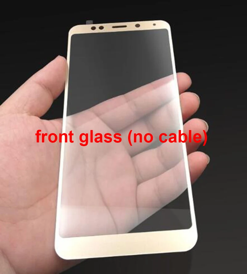 Для Xiaomi Redmi 5 Plus сенсорный ЖК-экран дигитайзер сенсор для Xiaomi Redmi 5 Plus ЖК-дисплей в сборе рамка Snapdragon 625 - Цвет: white front glass