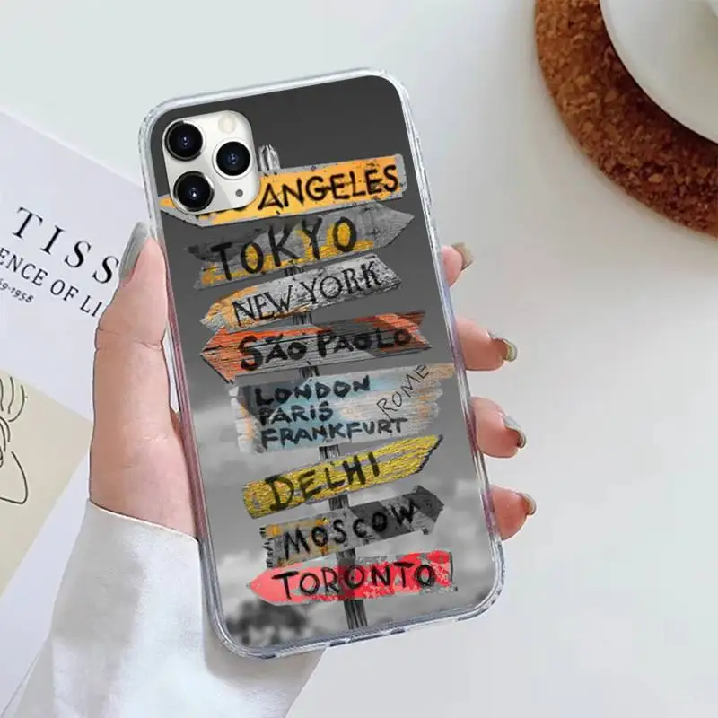 

World Map Travel Phone Cases For iphone 12 5 5s 5c se 6 6s 7 8 plus x xs xr 11 pro max